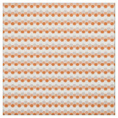 Warm Oranje geometrisch hexagram Stof (Swatch)