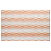 Warm Oranje geometrisch hexagram Stof (Fat Quarter)