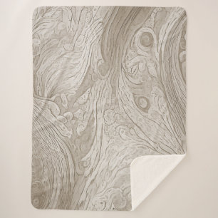 Warm  oude houten geïnspireerde deken