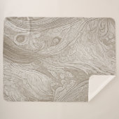 Warm  oude houten geïnspireerde deken (Voorkant (horizontaal))