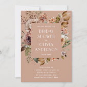 Warm Peach Beige Vrijgezellenfeest | Romantische B Kaart (Voorkant)