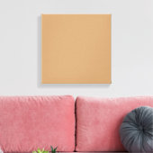 Warm perzik canvas kunst | Minimalistische huisdec (Insitu (Woonkamer))