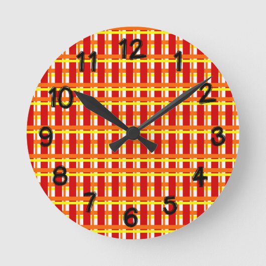 Warm Pset Ronde Klok (Voorkant)