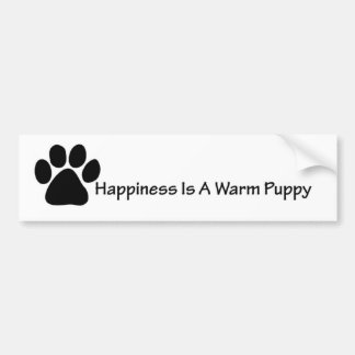 Warm Puppy Bumpersticker