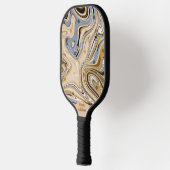 Warm Retro Abstract Athletic Pickleball Paddle (Links)