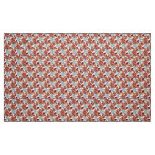 Warm Retro Petal Bloom Pattern Stof (Fat Quarter)