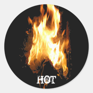 warm ronde sticker