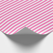 Warm roze en witte stripes — papier voor onmiddell (Hoek)
