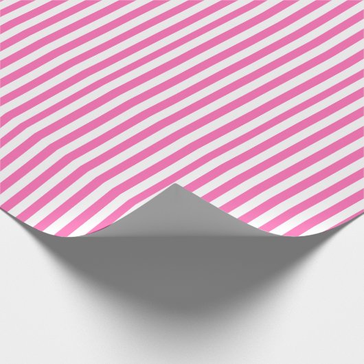 Warm roze en witte stripes — papier voor onmiddell (Hoek)