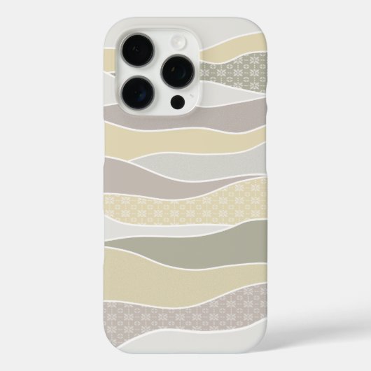 Warm roze geel groen gebogen streep Abstracte golf Case-Mate iPhone Case (Achterkant)