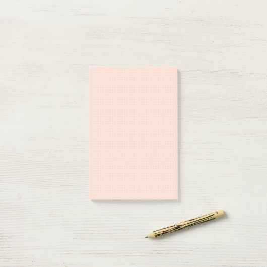 Warm roze licht puntenraster notities post-it® notes (Op bureau)