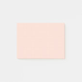 Warm roze licht puntenraster Post-it Notes (Voorkant)