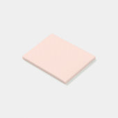 Warm roze licht puntenraster Post-it Notes (Schuin)
