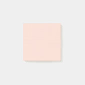 Warm roze licht puntenraster Post-it Notes (Voorkant)