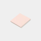 Warm roze licht puntenraster Post-it Notes (Schuin)