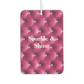 Warm Roze Nepfluwelen Luchtverfrisser (Voorkant)