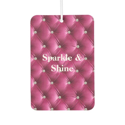 Warm Roze Nepfluwelen Luchtverfrisser (Voorkant)