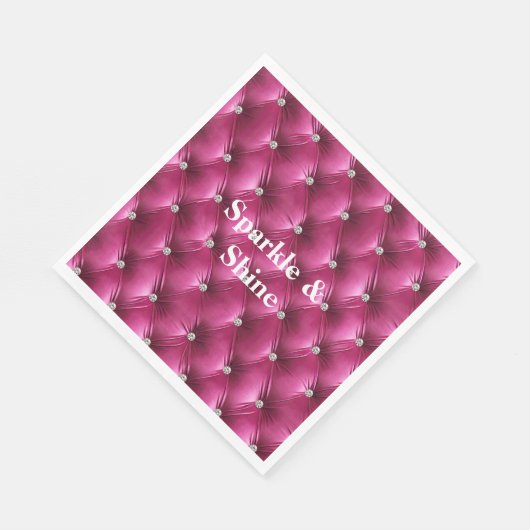 Warm Roze Nepfluwelen Servet (Hoek)