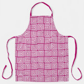 warm roze nesten Open Boxes Tribal Africa Pattern Schort (Voorkant)