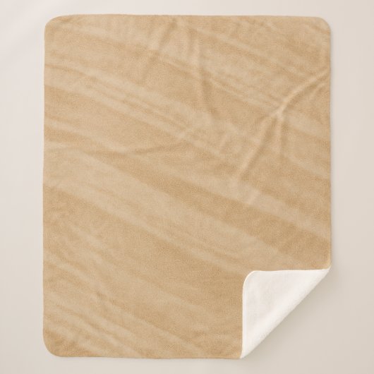 Warm Sandstone Flow Sherpa Blanket Deken (Voorkant)