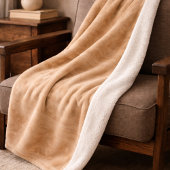 Warm Sandstone Flow Sherpa Blanket Deken