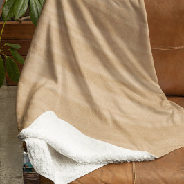 Warm Sandstone Flow Sherpa Blanket Sherpa Deken