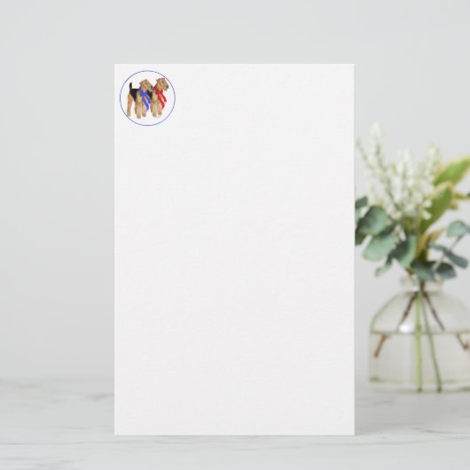 Warm Scarves Briefpapier (Staand voorkant)