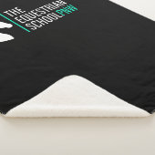 Warm Sherpa Blanket - White Logo Deken (3/4)