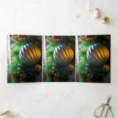 Warm Silver Drieluik Aankondiging (Binnen)