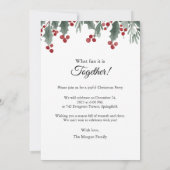 Warm Smiles Christmas Kaart (Achterkant)