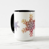 Warm Snowflake Mok (Voorkant links)