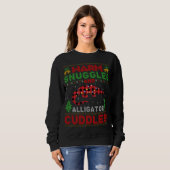 Warm Snuggles en Alligatorkegels Trui (Voorkant volledig)