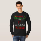 Warm Snuggles en Alpaca Cuddles Ugly Alpaca Chris T-shirt (Voorkant volledig)