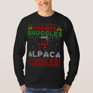 Warm Snuggles en Alpaca Cuddles Ugly Alpaca Chris T-shirt
