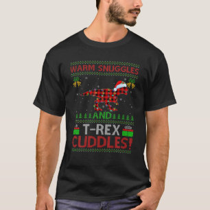 Warm Snuggles en rex-peuters, lomp kerstmis T-shirt