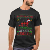 Warm Snuggles en Weasel Cuddles Ugly Weasel Chris T-shirt (Voorkant)