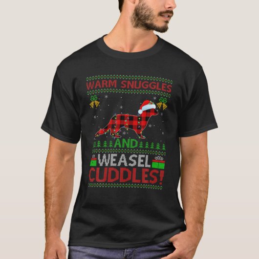 Warm Snuggles en Weasel Cuddles Ugly Weasel Chris T-shirt (Voorkant)