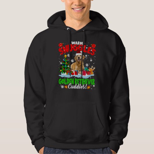 Warm Snuggles Golden Retriever Cuddles Hoodie (Voorkant)