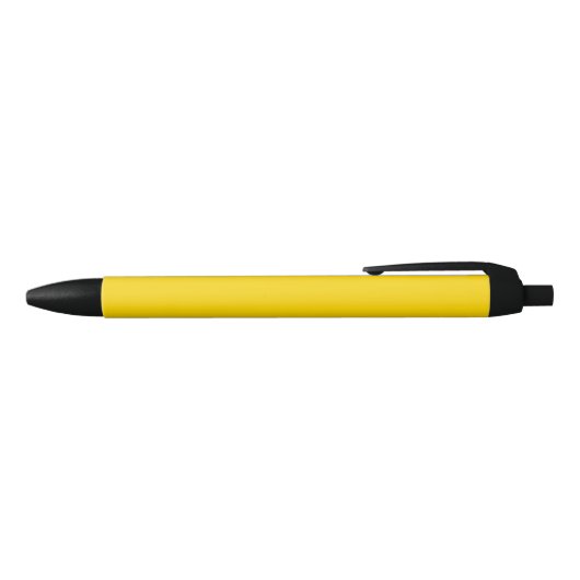 Warm Solid Yellow Gold, Zwarte Inkt Pen (Bovenkant)