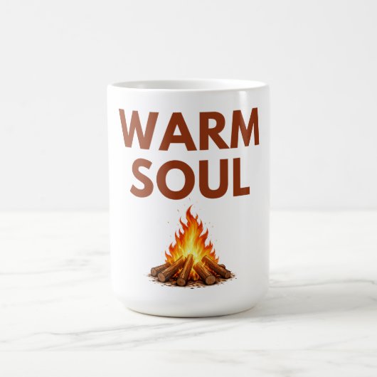 Warm Soul Minimal Fire Mug Koffiemok (Center)
