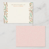 Warm Sprigs Geslacht Ouderlijk advies Kaart (Voorkant / Achterkant)