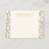 Warm Sprigs Geslacht Ouderlijk advies Kaart (Voorkant)