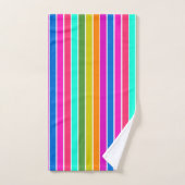 Warm Spring Stripes Bad Handdoek (Handdoek)