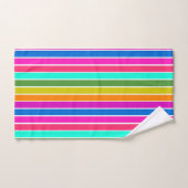 Warm Spring Stripes Bad Handdoek (Handdoek)