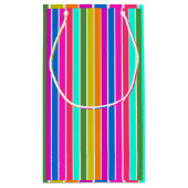 Warm Spring Stripes Klein Cadeauzakje (Achterkant)