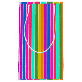 Warm Spring Stripes Klein Cadeauzakje (Voorkant)