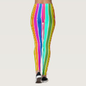 Warm Spring Stripes Leggings (Achterkant)