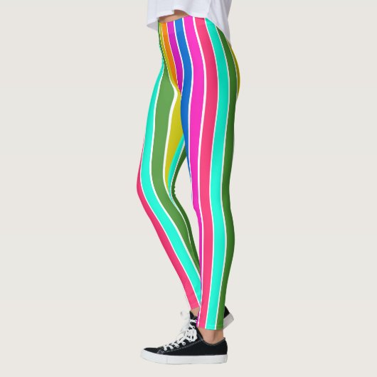 Warm Spring Stripes Leggings (Links)