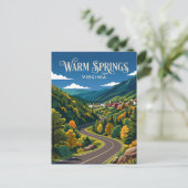 Warm Springs VS Briefkaart (Staand voorkant)
