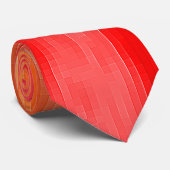 Warm Squares Stropdas (Opgerold)